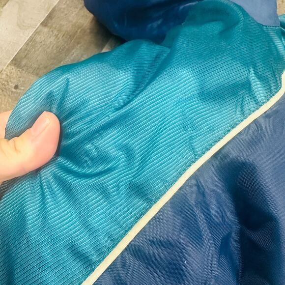 Miami Dolphins Jacket Youth Large 14-16 Teal Navy NFL Pro Player Reversible - Picture 16 of 16